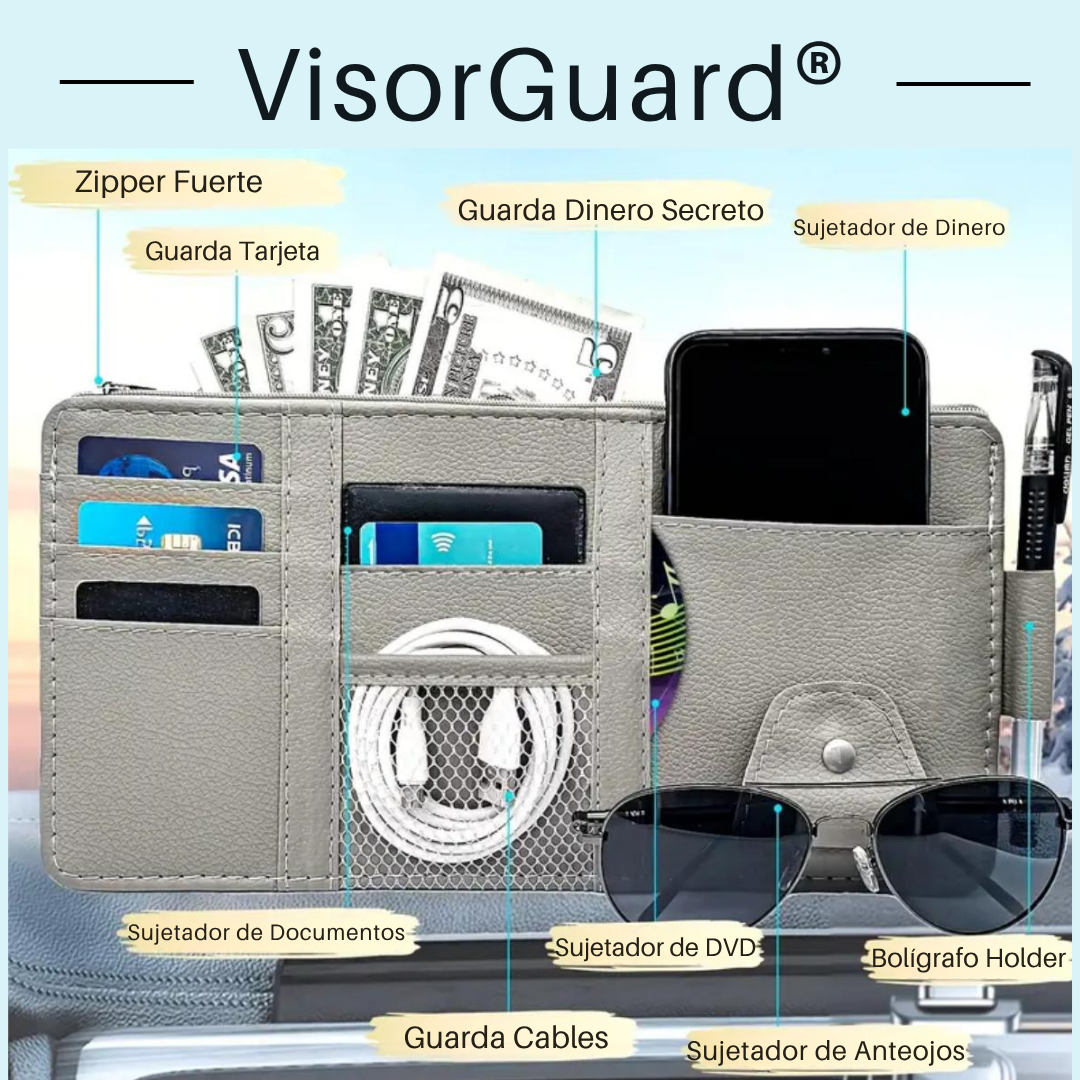 VisorGuard® - Organizador de Documentos para Auto -