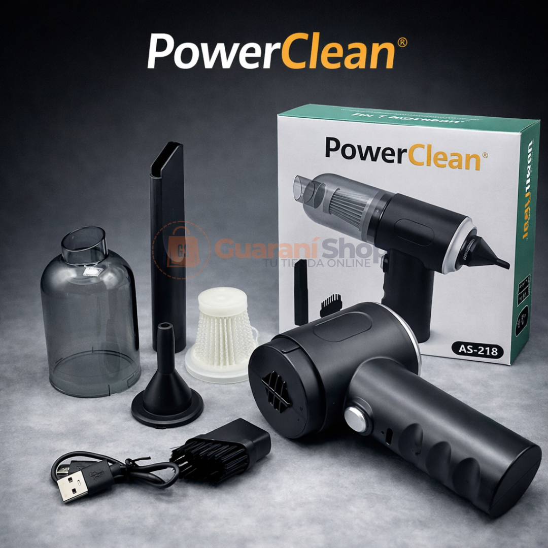 PowerClean® 3 en 1 - Aspiradora y Sopladora Portátil