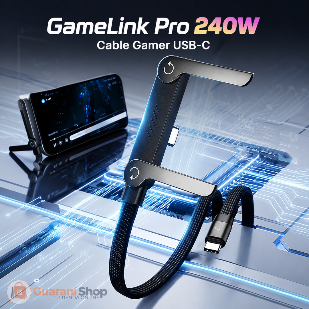 GameLink Pro 240W – Cable Gamer USB-C