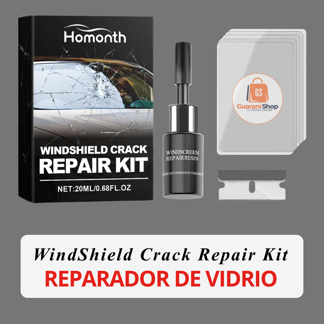 WindShield Crack Repair Kit Con Tecnología NanoGlass®