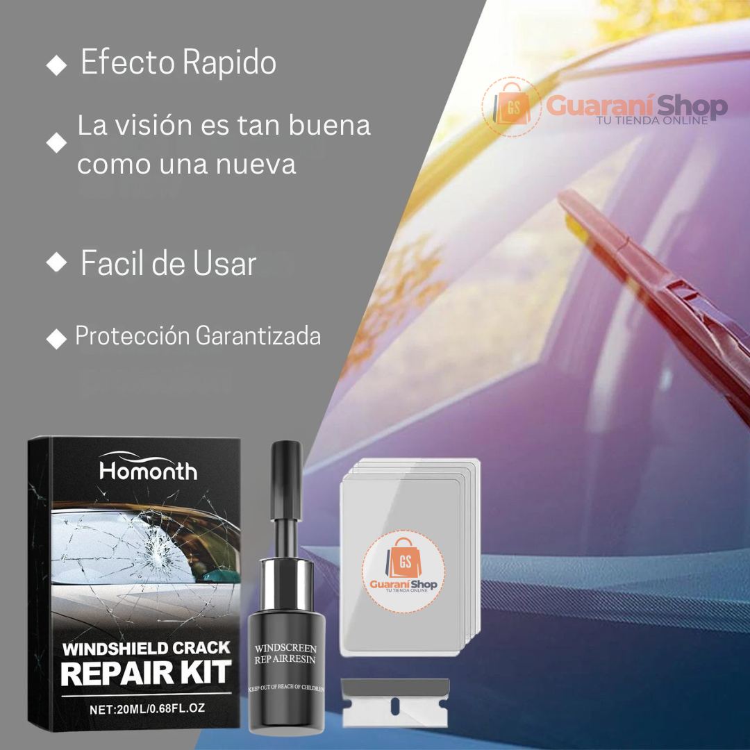 WindShield Crack Repair Kit Con Tecnología NanoGlass®