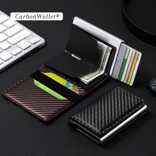 CarbonWallet® El Tarjetero Moderno Antirrobo 💳 🥷