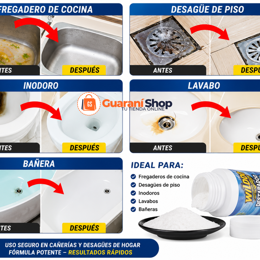 Destapador Profesional de Cañerías Wild Tornado®
