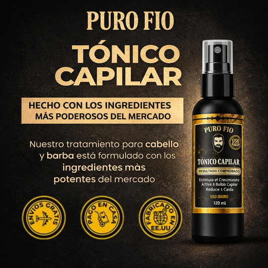 PuroFio HairBooster® - Tónico de crecimiento Capilar y Barba