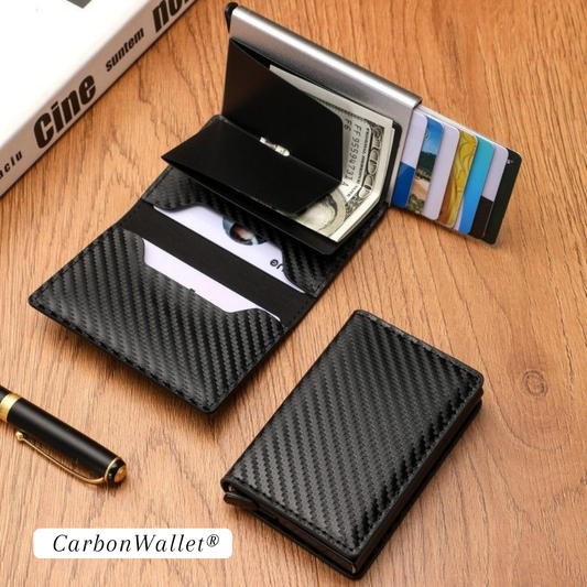 Billetera CarbonWallet® Antirrobo RFID  💳 🥷