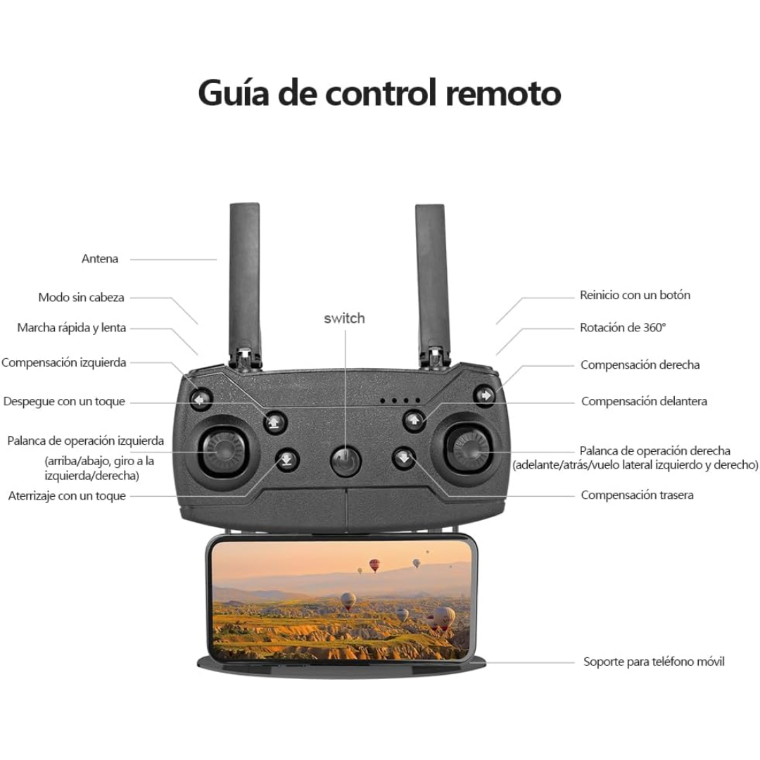 DRON MD PRO CON CÁMARA HD