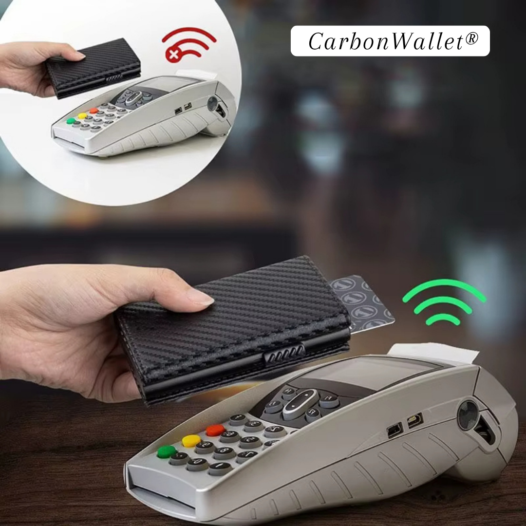 CarbonWallet® El Tarjetero Moderno Antirrobo 💳 🥷