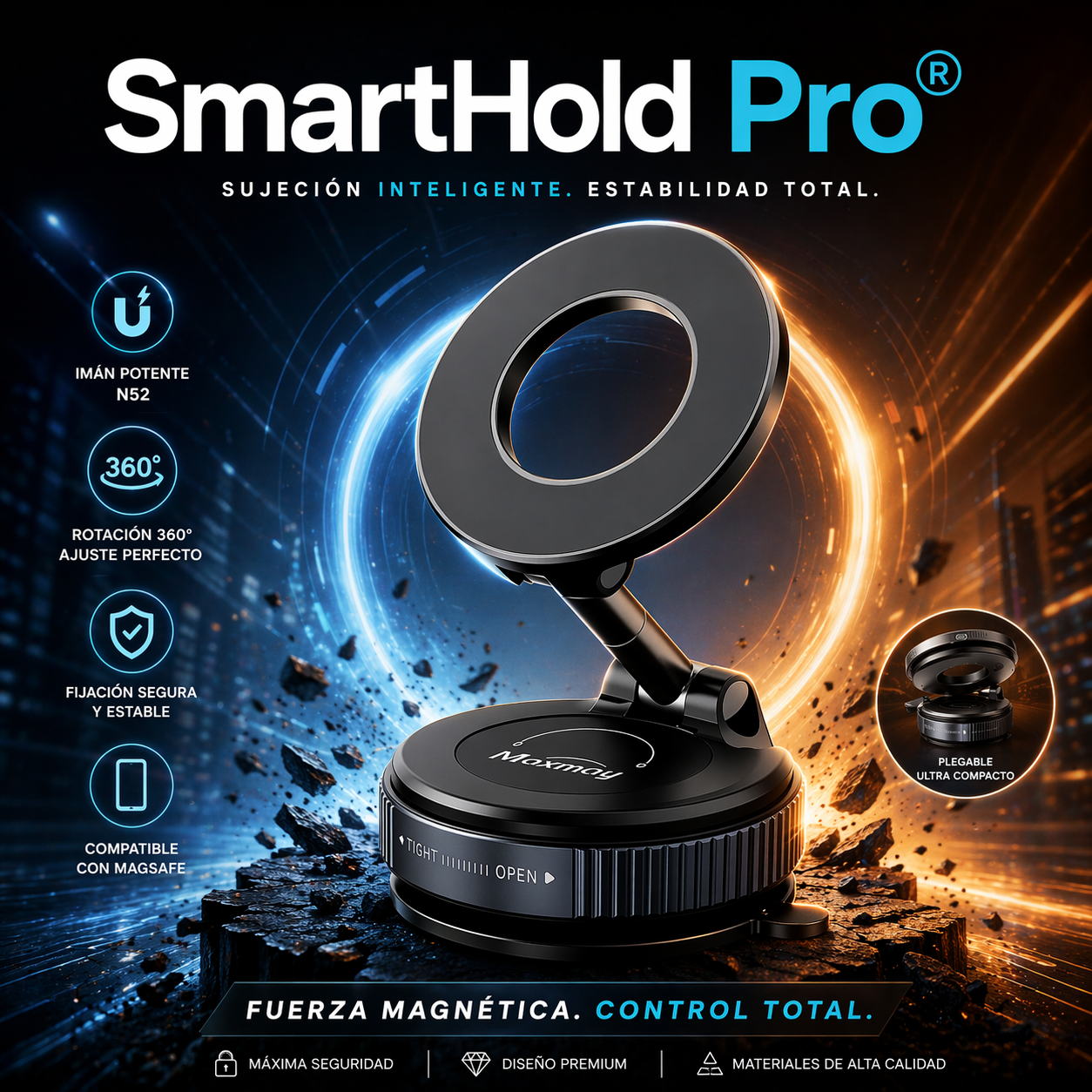Soporte Magnético SmartHold Pro®