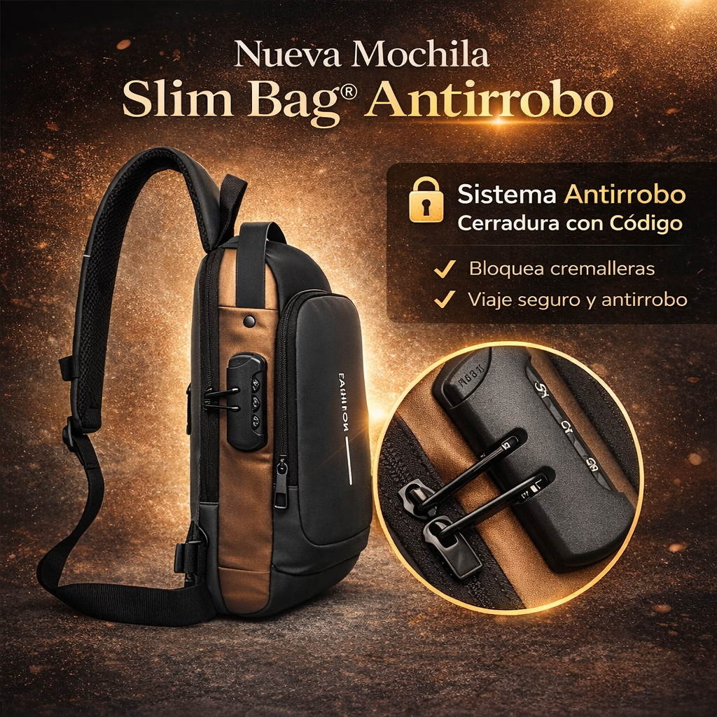Mochila Slim Bag® Antirrobo 🎒🥷🏼
