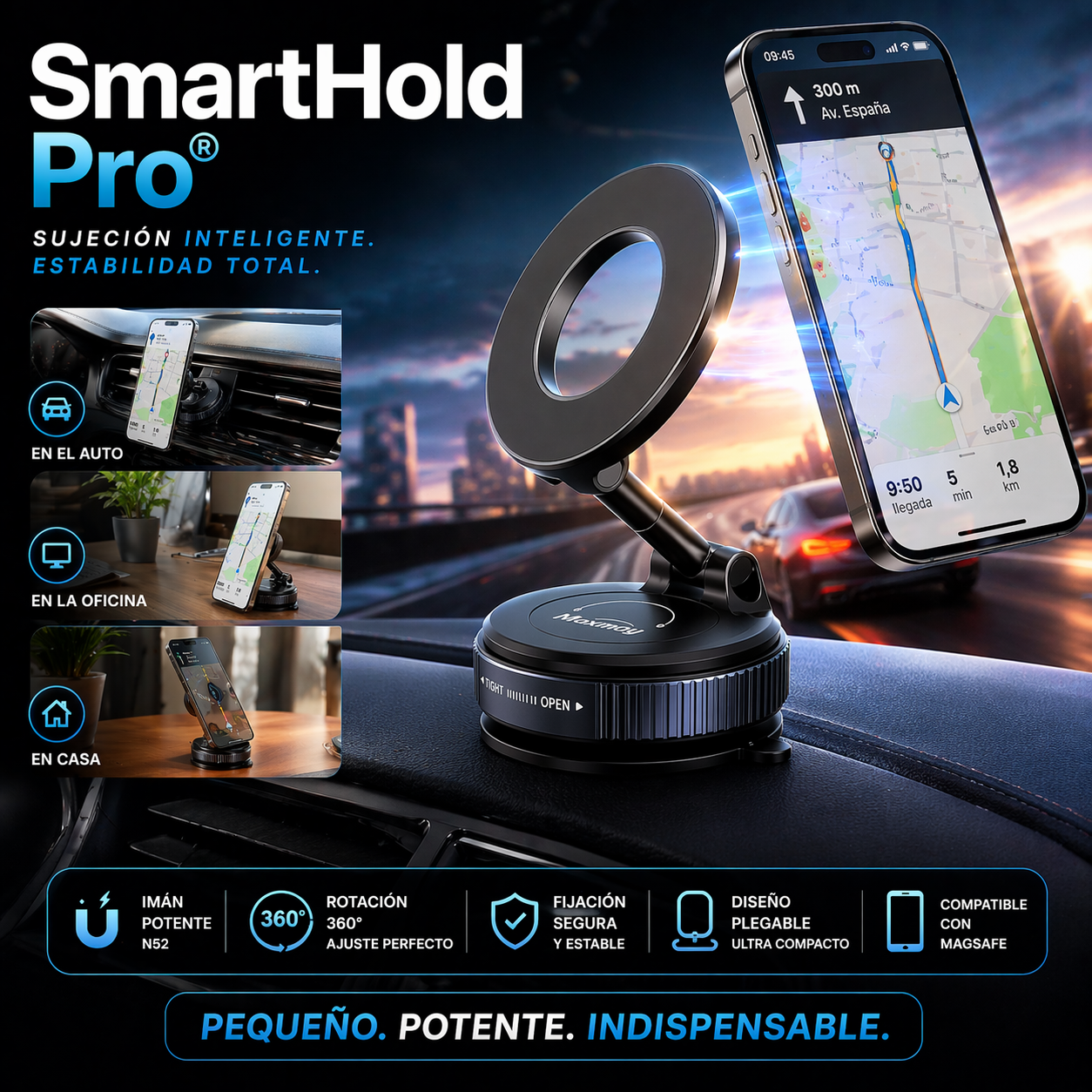 Soporte Magnético SmartHold Pro®