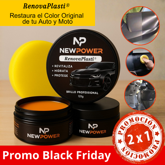 RenovaPlasti® - Renueva el color del plástico de tu Auto y Moto 🧽🚗🏍️