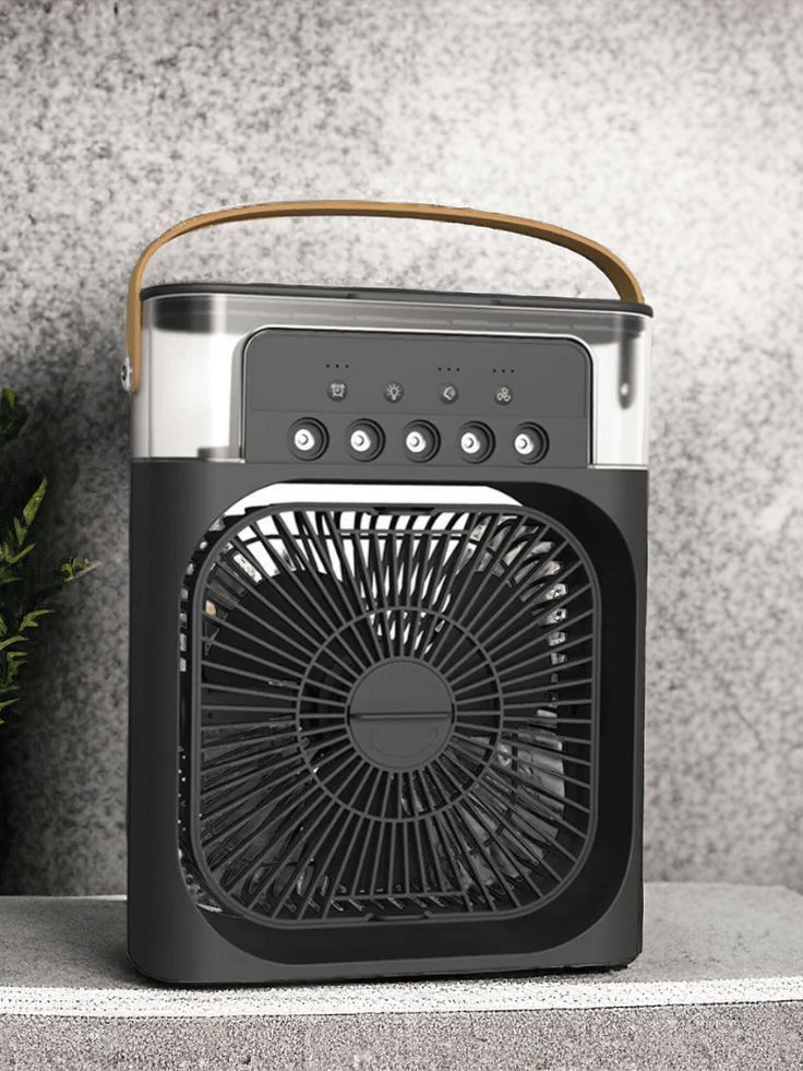 HUMIDIFICADOR + AIRE ACONDICIONADO + VENTILADOR PORTATIL