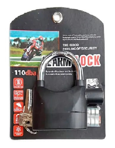 CANDADO CON ALARMA DE LARGA DISTANCIA