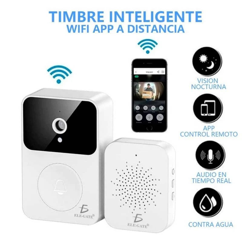 RingPro® Timbre Inalambrico con Tecnología Full HD para tu seguridad
